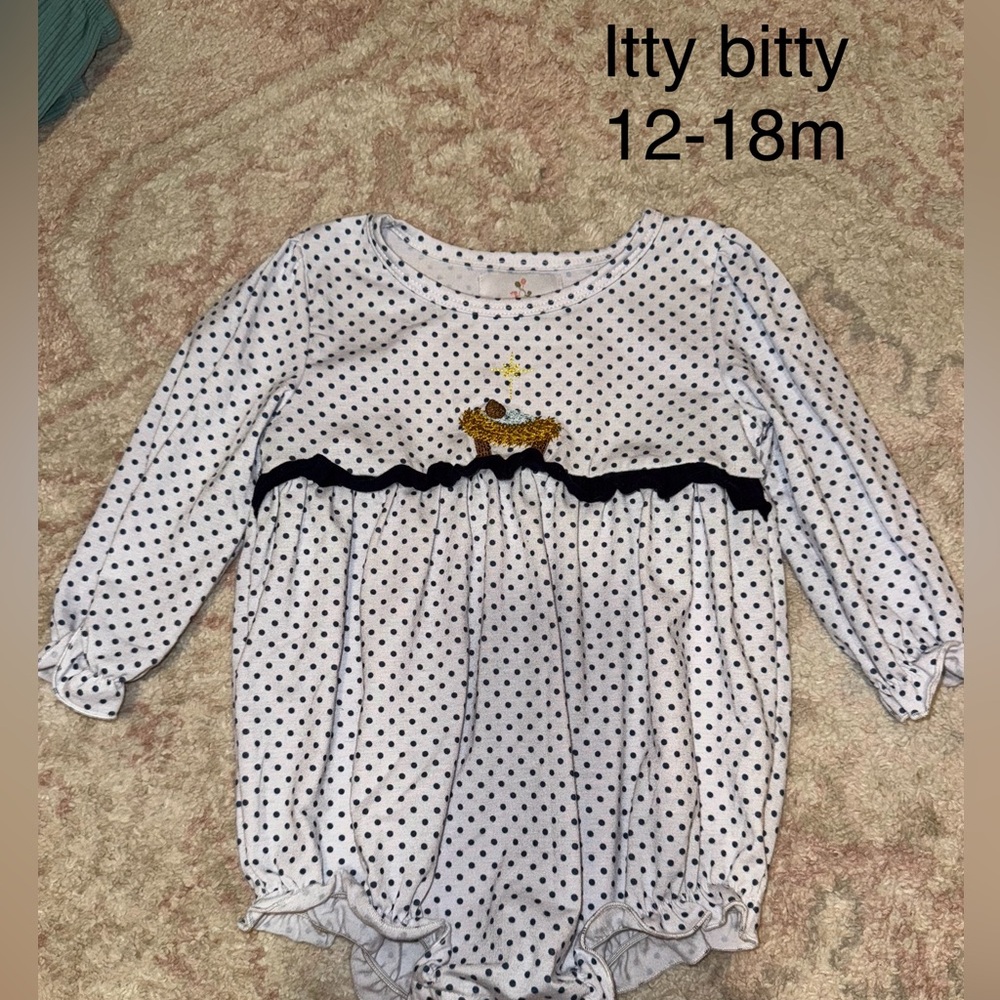 Polka Dot One Piece - White and Black